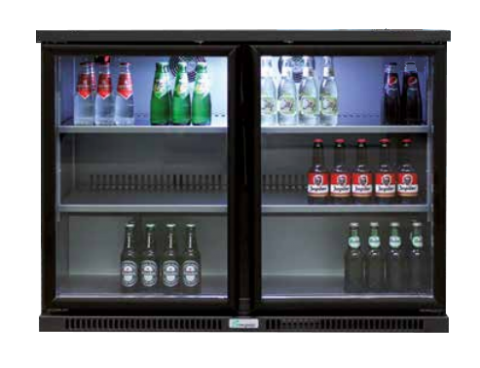 DGD-240 E GLASS DOOR Bar cooler with glass door